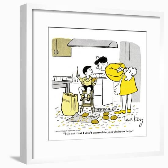 Hazel Cartoon-Ted Key-Framed Giclee Print