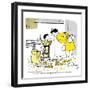 Hazel Cartoon-Ted Key-Framed Giclee Print