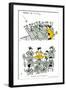 Hazel Cartoon-Ted Key-Framed Giclee Print