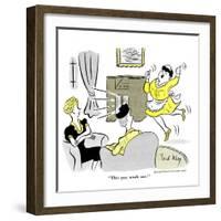 Hazel Cartoon-Ted Key-Framed Giclee Print