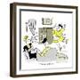 Hazel Cartoon-Ted Key-Framed Giclee Print