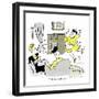 Hazel Cartoon-Ted Key-Framed Giclee Print