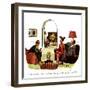 Hazel Cartoon-Ted Key-Framed Giclee Print