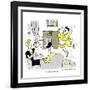 Hazel Cartoon-Ted Key-Framed Giclee Print