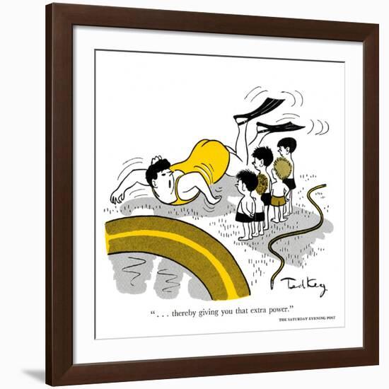 Hazel Cartoon-Ted Key-Framed Giclee Print