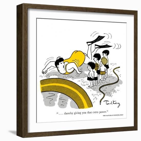 Hazel Cartoon-Ted Key-Framed Giclee Print