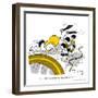 Hazel Cartoon-Ted Key-Framed Giclee Print