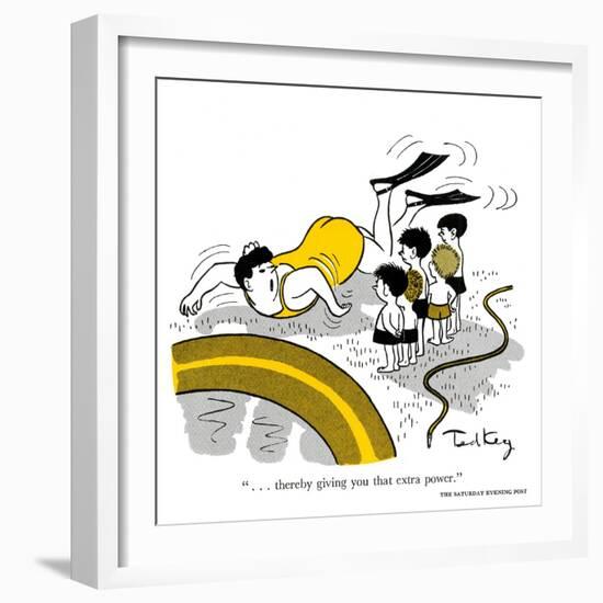 Hazel Cartoon-Ted Key-Framed Giclee Print