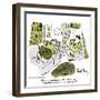 Hazel Cartoon-Ted Key-Framed Giclee Print