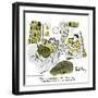 Hazel Cartoon-Ted Key-Framed Giclee Print