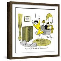 Hazel Cartoon-Ted Key-Framed Giclee Print