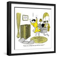 Hazel Cartoon-Ted Key-Framed Giclee Print