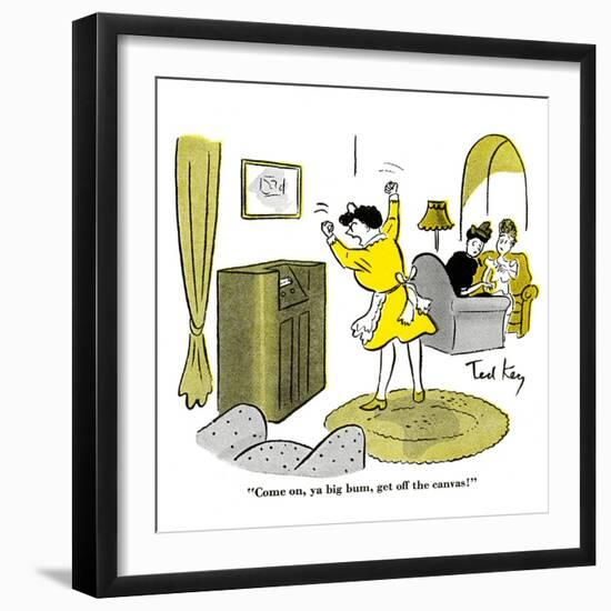 Hazel Cartoon-Ted Key-Framed Giclee Print