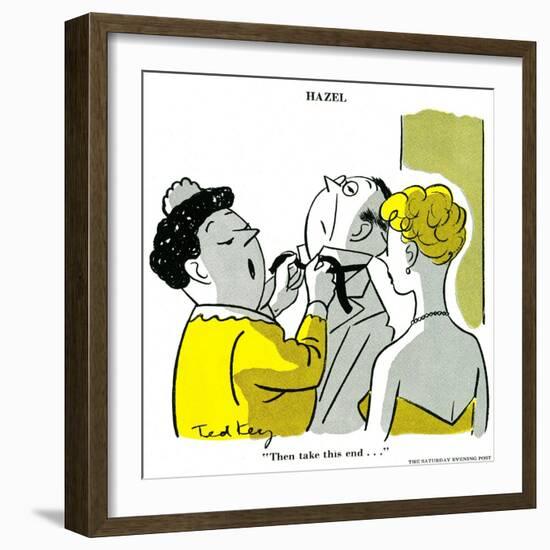 Hazel Cartoon-Ted Key-Framed Giclee Print