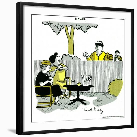 Hazel Cartoon-Ted Key-Framed Giclee Print