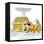 Hazel Cartoon-Ted Key-Framed Stretched Canvas