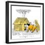 Hazel Cartoon-Ted Key-Framed Giclee Print