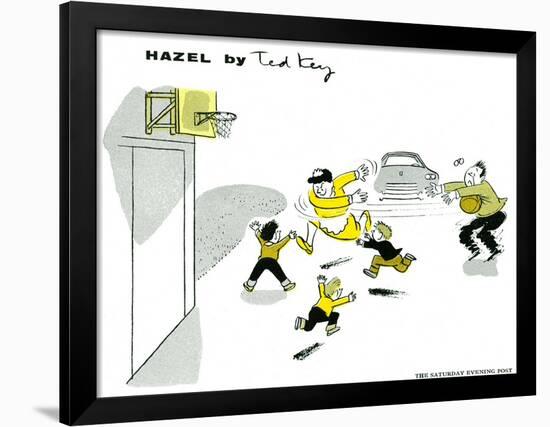 Hazel Cartoon-Ted Key-Framed Giclee Print