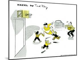 Hazel Cartoon-Ted Key-Mounted Giclee Print