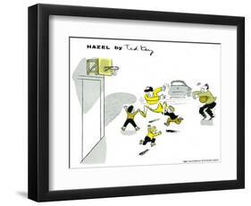 Hazel Cartoon-Ted Key-Framed Giclee Print