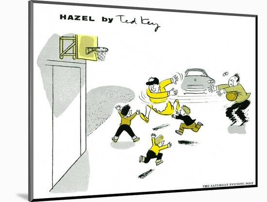 Hazel Cartoon-Ted Key-Mounted Giclee Print