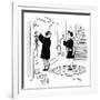 Hazel Cartoon-Ted Key-Framed Giclee Print