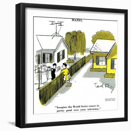 Hazel Cartoon-Ted Key-Framed Giclee Print