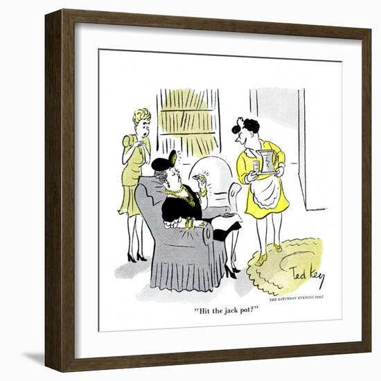 Hazel Cartoon-Ted Key-Framed Giclee Print