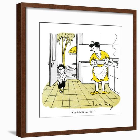 Hazel Cartoon-Ted Key-Framed Giclee Print