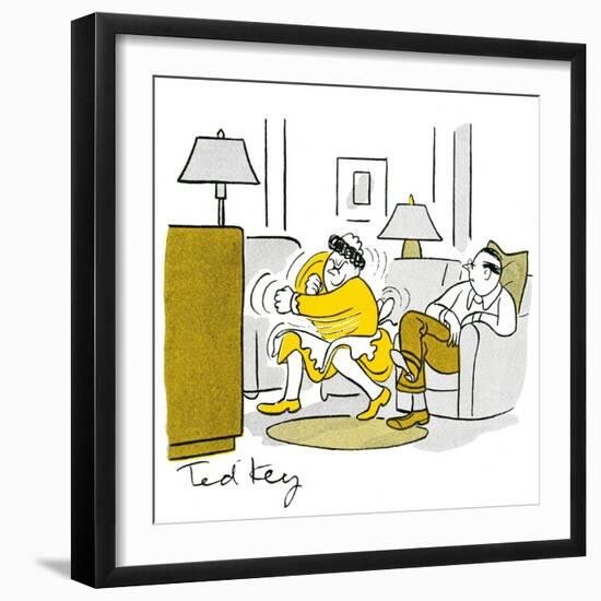 Hazel Cartoon-Ted Key-Framed Giclee Print