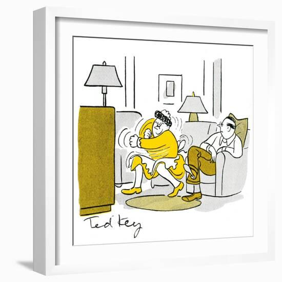 Hazel Cartoon-Ted Key-Framed Giclee Print