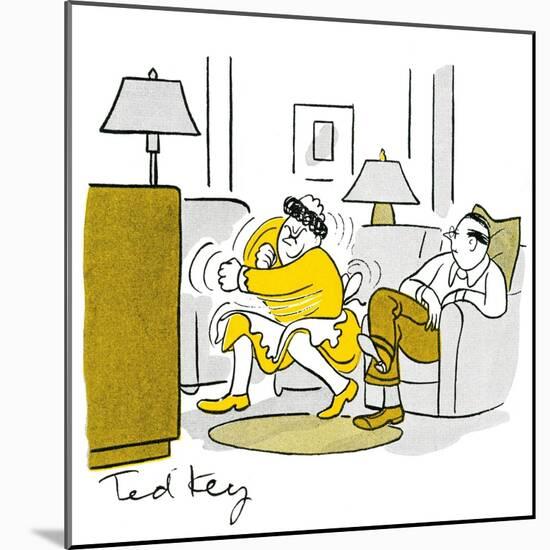 Hazel Cartoon-Ted Key-Mounted Giclee Print