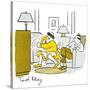 Hazel Cartoon-Ted Key-Stretched Canvas