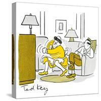 Hazel Cartoon-Ted Key-Stretched Canvas