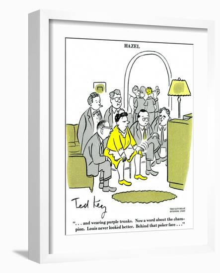 Hazel Cartoon-Ted Key-Framed Giclee Print