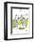 Hazel Cartoon-Ted Key-Framed Giclee Print