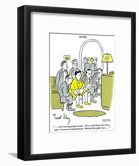 Hazel Cartoon-Ted Key-Framed Giclee Print