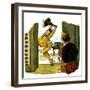 Hazel Cartoon-Ted Key-Framed Giclee Print