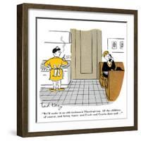 Hazel Cartoon-Ted Key-Framed Giclee Print