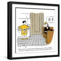 Hazel Cartoon-Ted Key-Framed Giclee Print