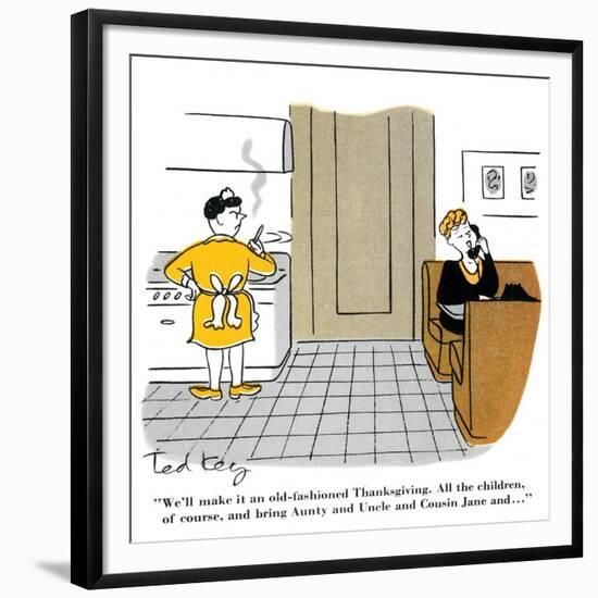 Hazel Cartoon-Ted Key-Framed Giclee Print