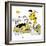 Hazel Cartoon-Ted Key-Framed Giclee Print