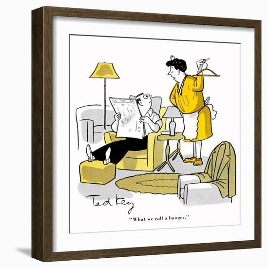 Hazel Cartoon-Ted Key-Framed Giclee Print