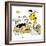 Hazel Cartoon-Ted Key-Framed Giclee Print