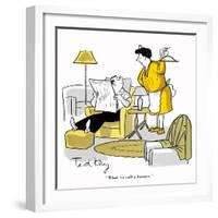 Hazel Cartoon-Ted Key-Framed Giclee Print