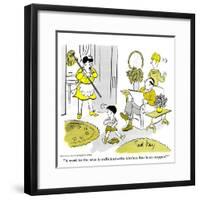 Hazel Cartoon-Ted Key-Framed Giclee Print