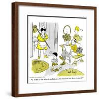 Hazel Cartoon-Ted Key-Framed Giclee Print