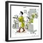 Hazel Cartoon-Ted Key-Framed Giclee Print