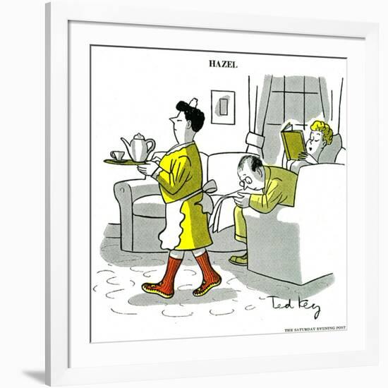 Hazel Cartoon-Ted Key-Framed Giclee Print