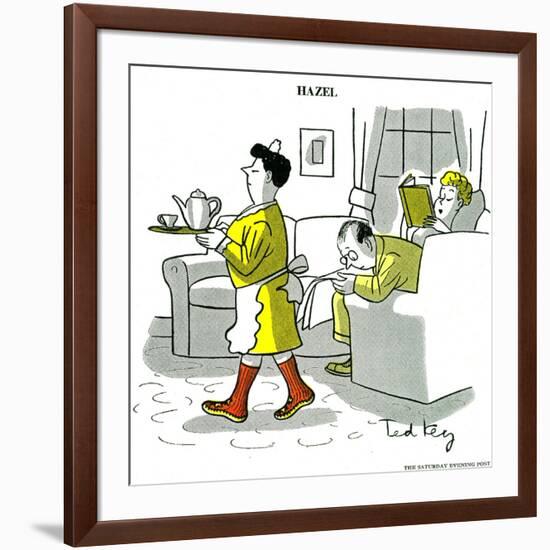 Hazel Cartoon-Ted Key-Framed Giclee Print